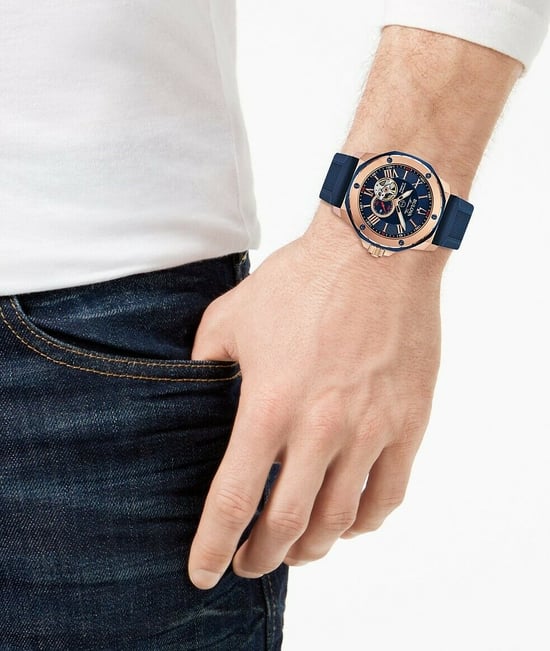 Bulova Marine Star Blau Herren Armbanduhr 98A227 - Image 4