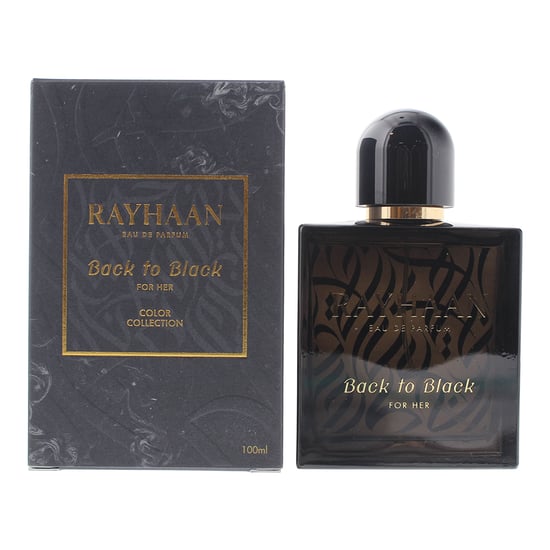 Rayhaan Back To Black Eau de Parfum 100ml Spray for Her