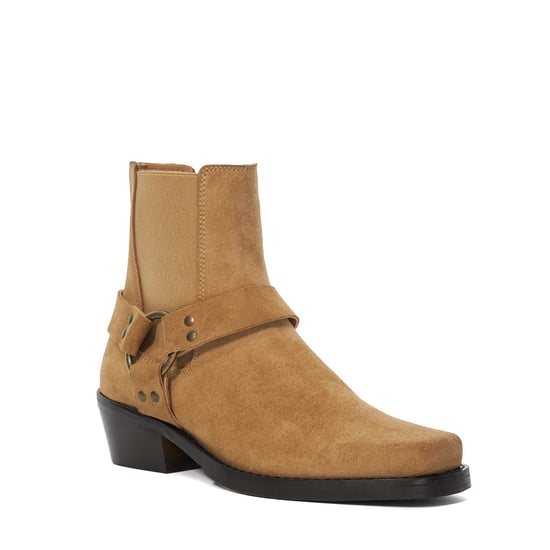Dune Ladies Parked T - Harness Leather Biker Boots - Image 2