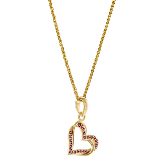 Orphelia 'Cecilia' Damen-Anhänger aus 925er Sterlingsilber mit Kette – Gold ZH-7584/R - Image 2