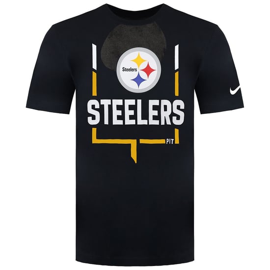 Nike NFL Pittsburgh Steelers Legend Goal Post Herren-T-Shirt, Schwarz - Image 1