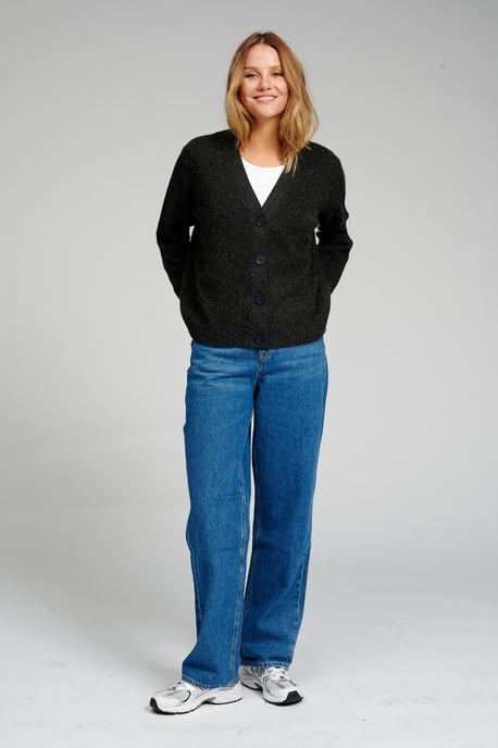 Knitted Cardigan - Black