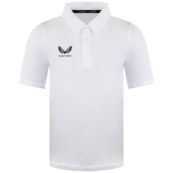 Weißes Poloshirt mit Castore-Logo für Kinder - Image 1