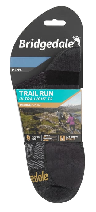 Bridgedale - Ultraleichte Merino-Sport-Socken für Herren - Gunmetal - Image 2