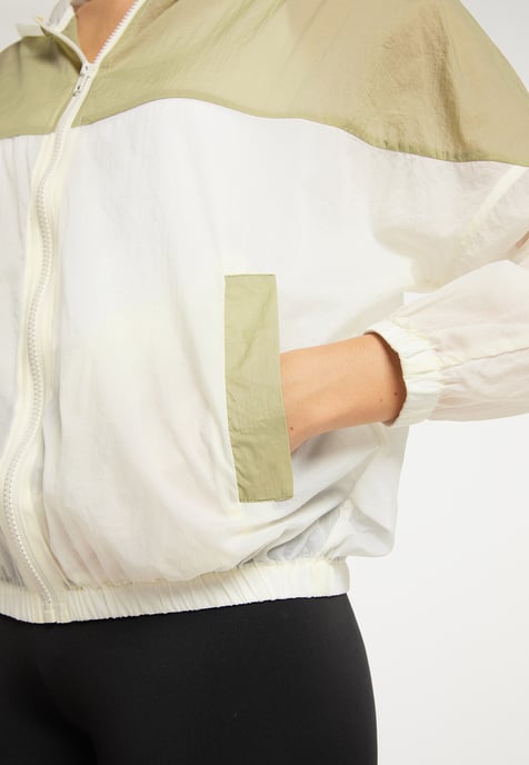 Mymo Windjacke Damen Olivenwollweiß - Image 5