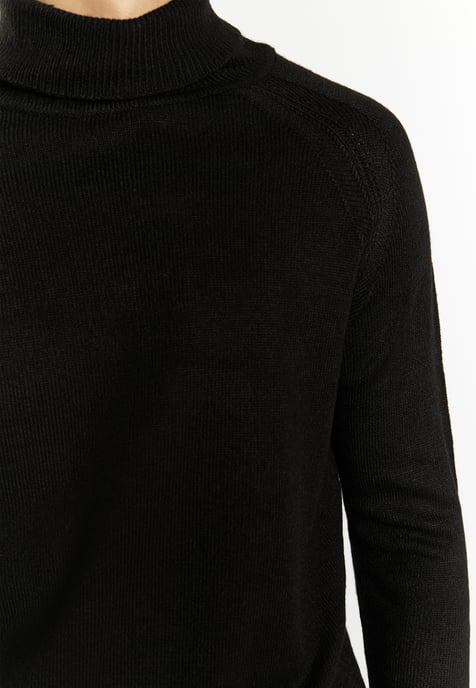 Mo Rollkragenpullover Herren Schwarz - Image 5