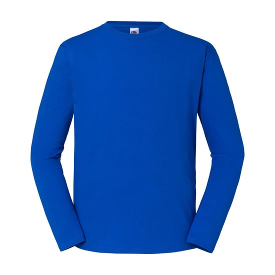Fruit of the Loom - "Iconic 195" T-Shirt für Herren/Damen Unisex Langärmlig (Königsblau) - Image 1