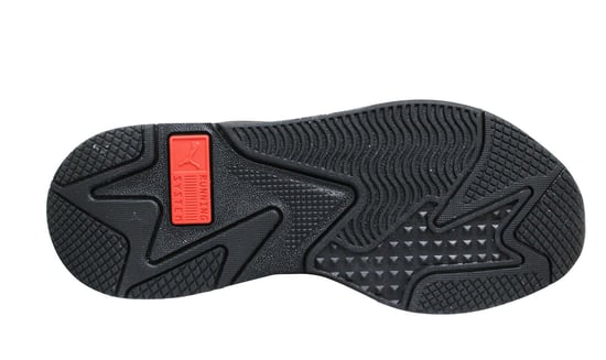 Puma RS-X3 CNY Black Red Gold Low Lace Up Mens Running Trainers 373178 02