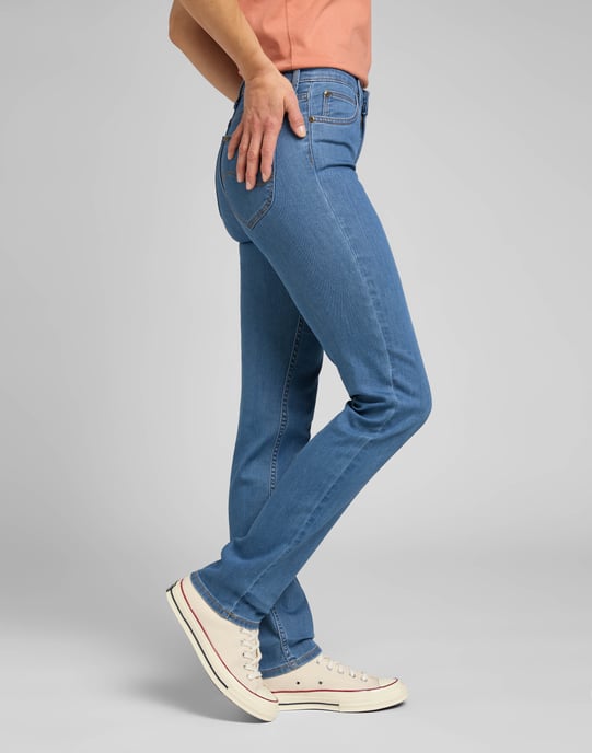 Lee - Marion Straight Fresh Clean Light Jeans