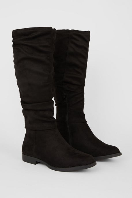 Karina Flat Ruched Boots