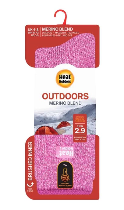 Damen Dicke Verstärkte 2.9 TOG Winter Warme Merinowolle Thermo Socken - Image 2