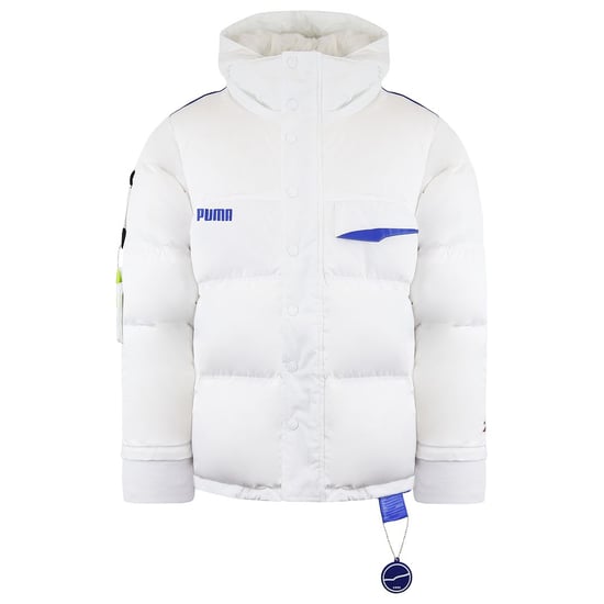 Puma x Ader Error Langarm-Puffermantel mit Reißverschluss in Weiß für Herren - Image 1