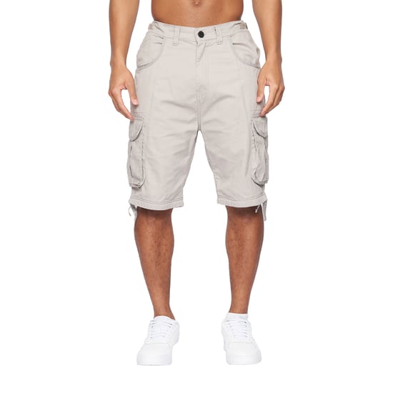 Crosshatch - "Jamstar" Cargo-Shorts für Herren (Hellgrau) - Image 1