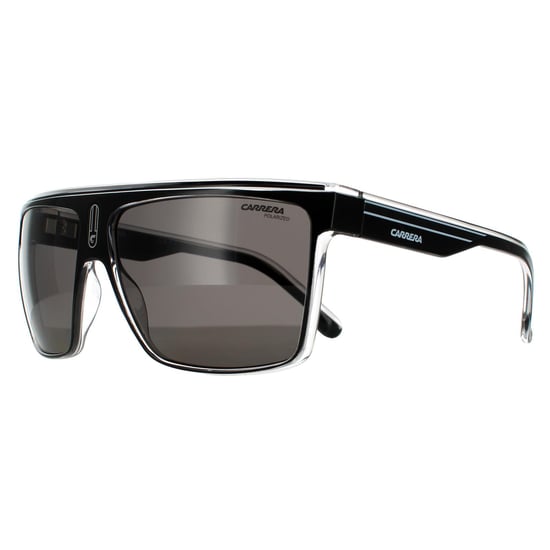 Carrera Shield Unisex Schwarz Kristall Grau Polarisierte Sonnenbrille - Image 2
