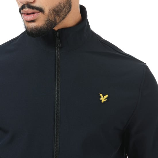 Veste Softshell col cheminée Lyle And Scott Pour Homme en Bleu Marine - Image 6