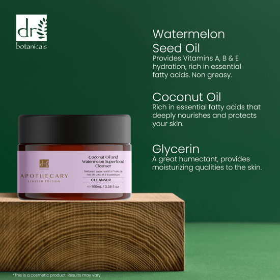 Dr. Botanicals Kokosnussöl & Wassermelone Superfood-Reinigungsmittel 100ml - Image 5