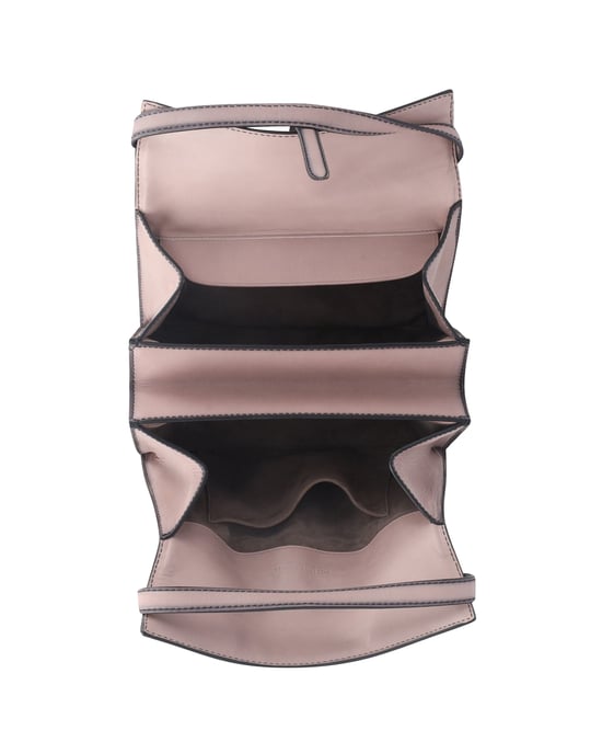 Bottega Veneta Doppelltragetasche aus gewebtem Kalbsleder in Pink - Image 5