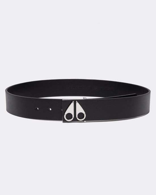 Moose Knuckles Mens Logo Icon Belt - Image 1