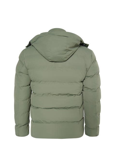 Mo Wattierte Steppjacke Herren Oliv - Image 2