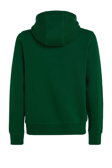 Dieses Herren-Sweatshirt von Tommy Hilfiger ist aus einer Bio-Baumwollmischung gefertigt und mit einem Logo-Print versehen. Das Modell hat eine Kapuze und lange Ärmel.Details zu diesem Pullover:- Kängurutasche - Image 5