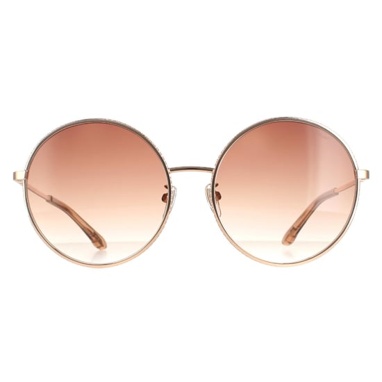Chopard Round Womens Shiny Copper Gold Brown Gradient SCHF11V