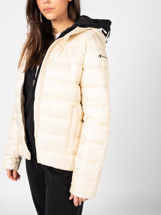 Champion Jacke Down Jacket Damen beige - Image 5