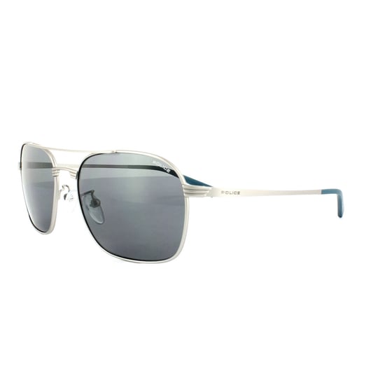 Police Sunglasses S8952 Rival 1 581K Silver Grey