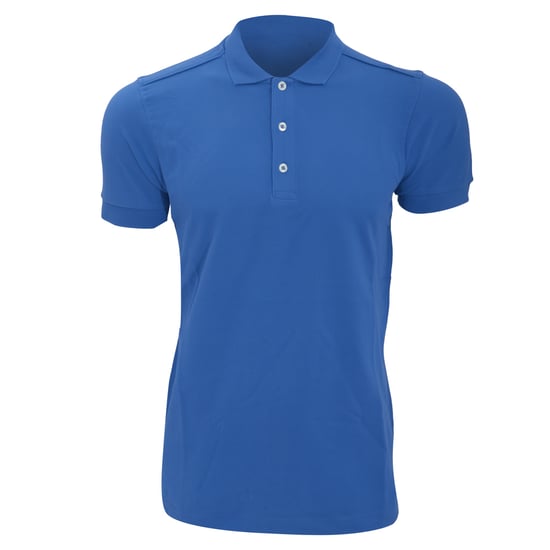 Russell Herren Stretch Kurzarm-Poloshirt (Azurblau) - Image 2