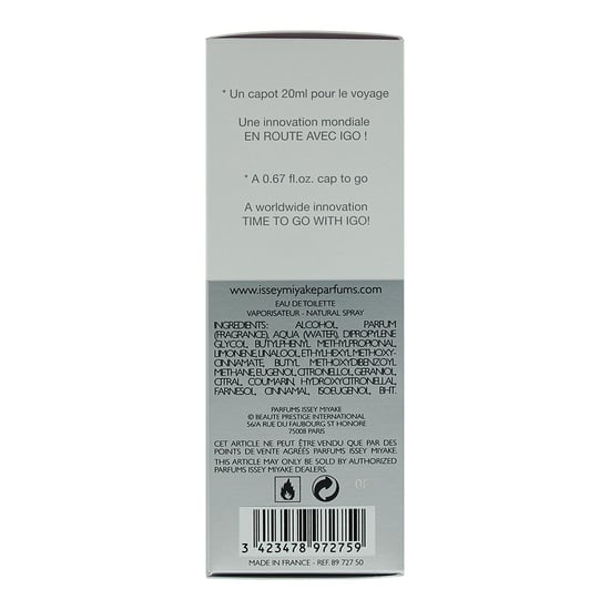 Issey Miyake L'Eau d'Issey Pour Homme IGO Eau de Toilette 20ml Cap To Go