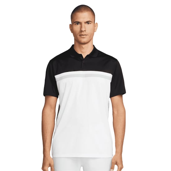 Nike Herren Victory Dri-FIT Poloshirt (Schwarz/Weiß) - Image 1