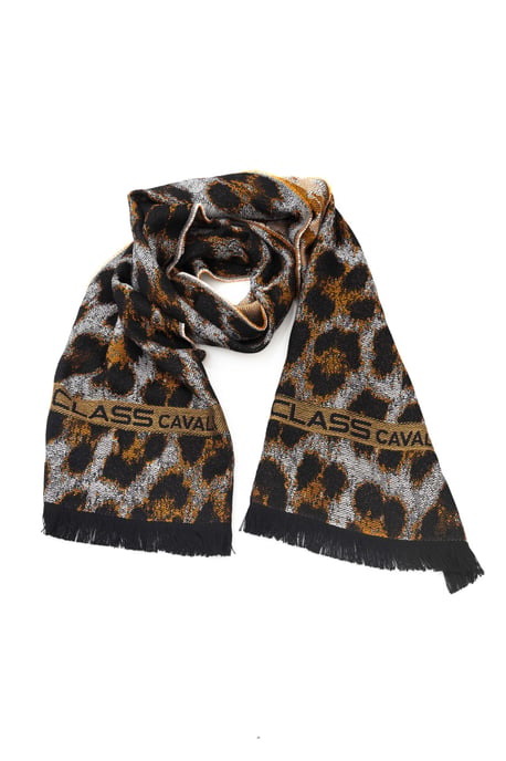 Cavalli Class Herren brauner Wollschal - Image 3