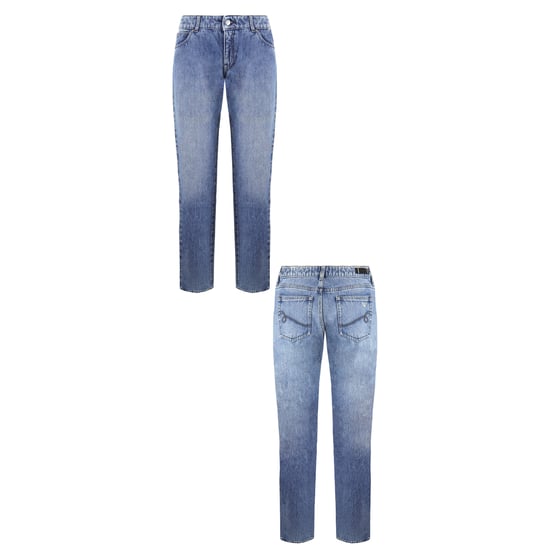 Emporio Armani Slim Fit Mens Washed Jeans