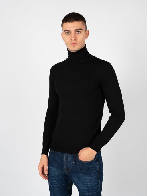 Xagon Man Pullover Turtleneck Herren schwarz - Image 3