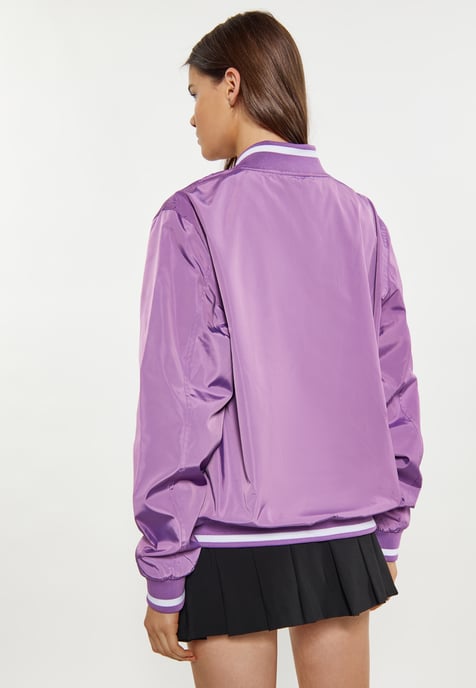 Mymo Collegejacke Damen lila - Image 5