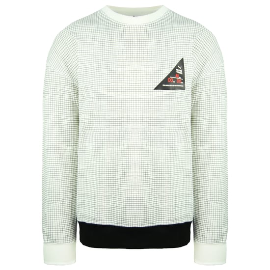 Puma x Michael Lau Long Sleeve Crew Neck White Mens AOP Sweatshirt 530359 52