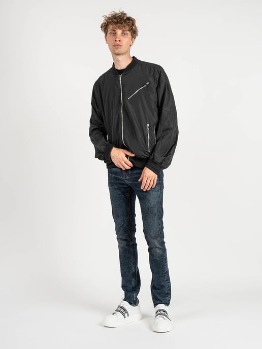 Les Hommes Jacke Bomber Herren schwarz - Image 5