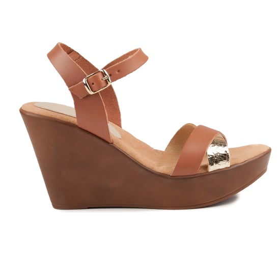 Confortable wedge sandal Montevita in Camel