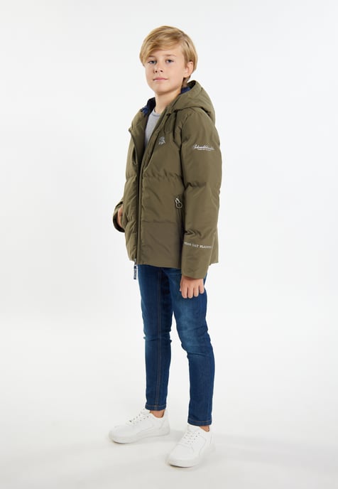 Schmuddelwedda Funktionale Winterjacke Jungs Militäroliv - Image 2