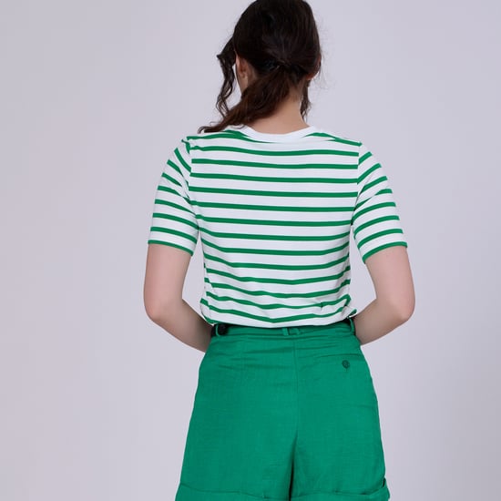 Gestreiftes T-Shirt aus Baumwolle - Image 6