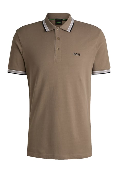 Boss Paddy Polo Shirt Light Pastel Green - Image 1