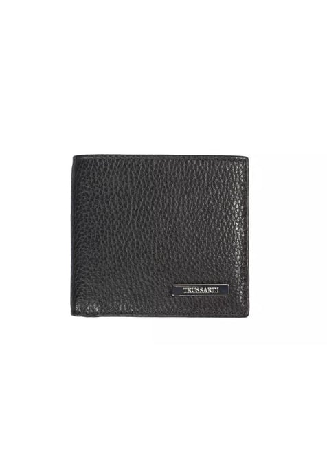 Trussardi Men's Black Leather Wallet - Image 1