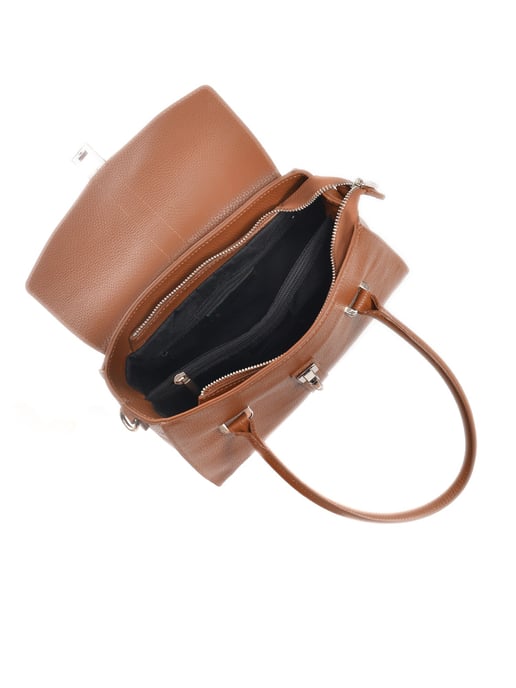 Luisa Vannini Braun Rindsledertasche - Image 4
