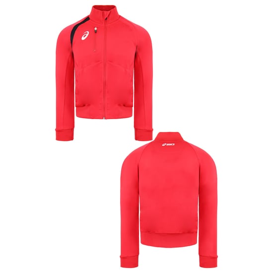 Asics Kinder Trainingsjacke, Rot - Image 3