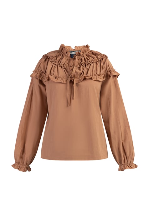 Dreimaster Bluse Damen hellrost - Image 1
