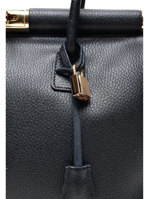 Renata Corsi SS22 RC 1754 Noir Cuir de vachette Sac - Image 3