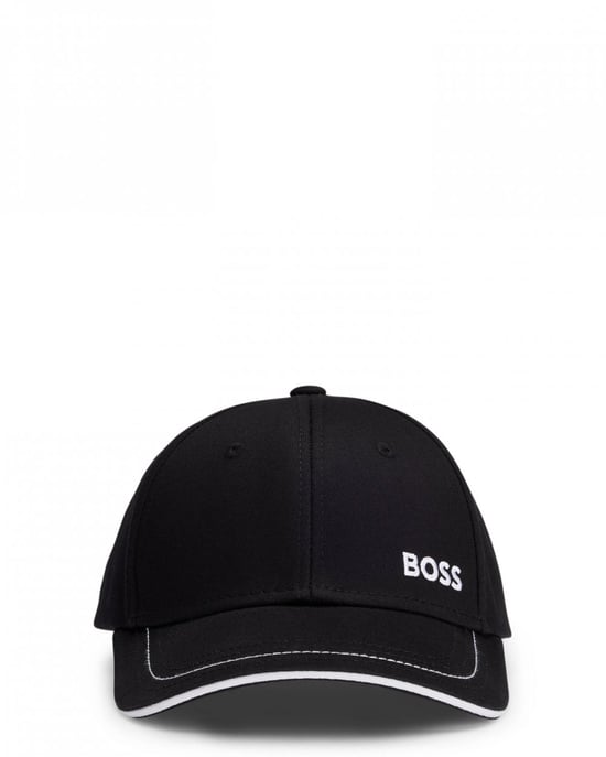 BOSS Green Cap-1 Mens Cotton-Twill Cap With Logo Detail - Image 2
