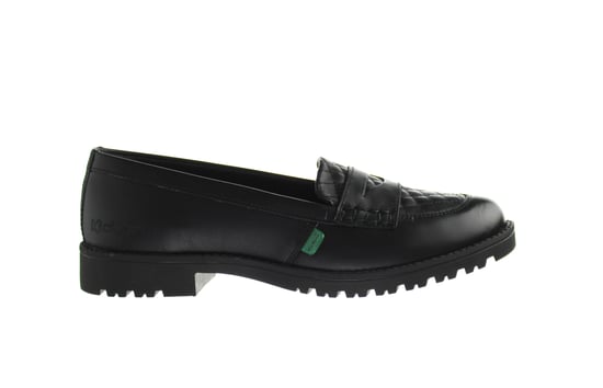 Kickers Lachly Quilt Loafer Womens Black Shoes