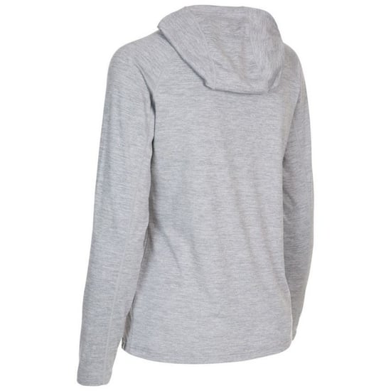 Trespass Womens/Ladies Hattie Active Hoodie (Platin Grau Mergel) - Image 2