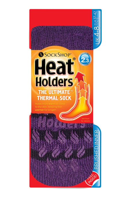 Damen Thermal Heat Holders Slipper-Socken - Image 2