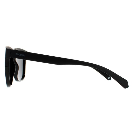 Polaroid Square Mens Schwarz Grau Polarisierte Sonnenbrille - Image 3